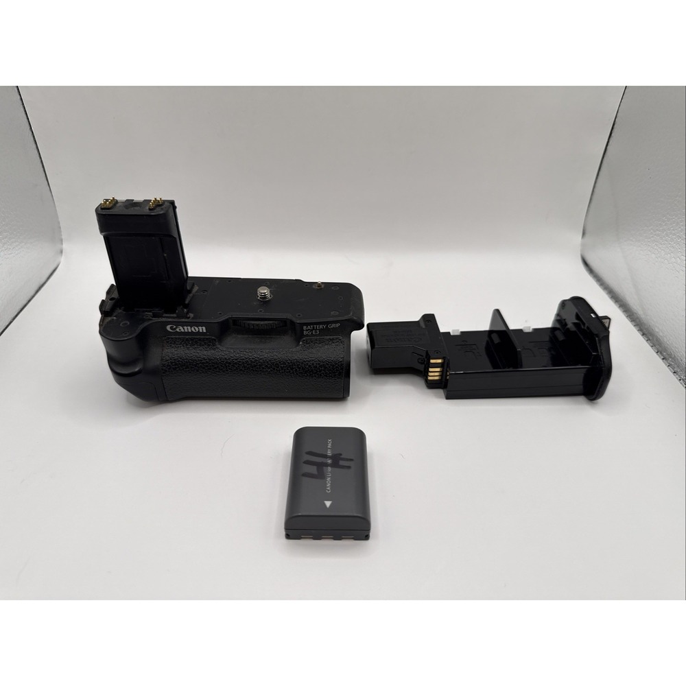 CANON BG-E3 Battery Grip With BGM-E3L Magazine Untested Battery